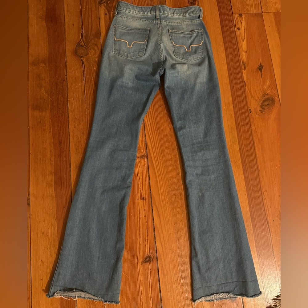 Kimes Ranch Blue Flare Wide Leg Jeans